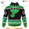 Custom Hockey Celebrate St Patrick’s Day NHL St. Louis Blues Hoodie 3D