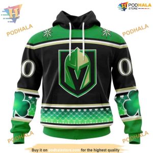 Custom Hockey Celebrate St Patrick’s Day NHL Vegas Golden Knights Hoodie 3D