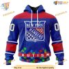 Custom Hockey Fights Against Autism NHL New York Rangers Hoodie 3D