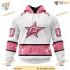 Custom IN OCTOBER WE WEAR PINK BREAST CANCER NHL Dallas Stars Hoodie 3D