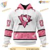 Custom IN OCTOBER WE WEAR PINK BREAST CANCER NHL Pittsburgh Penguins Hoodie 3D