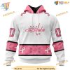 Custom IN OCTOBER WE WEAR PINK BREAST CANCER NHL Washington Capitals Hoodie 3D