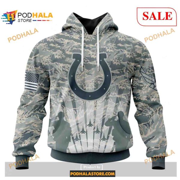 Custom Indianapolis Colts Honor US Air Force Veterans Shirt NFL Hoodie 3D