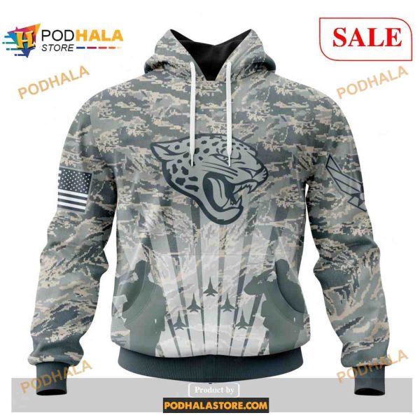 Custom Jacksonville Jaguars Honor US Air Force Veterans Shirt NFL Hoodie 3D