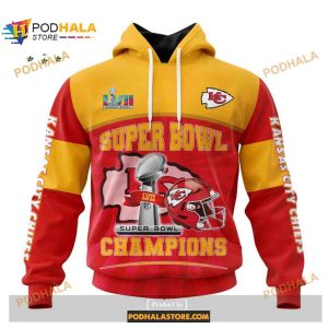 Custom Kansas City Chiefs Super Bowl LVII Champions Kits NFL Hoodie 3D