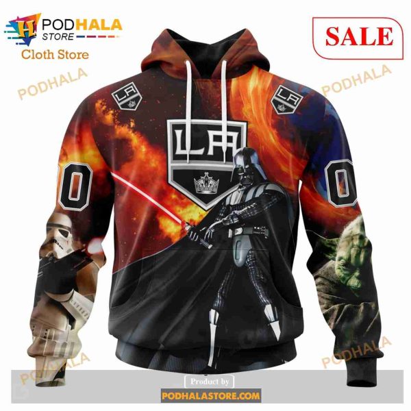 Custom Los Angeles Kings Design X Star War Sweatshirt NHL Hoodie 3D