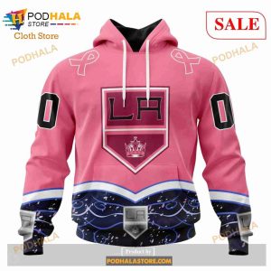 Custom Los Angeles Kings Fights Cancer Sweatshirt NHL Hoodie 3D