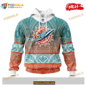 Custom Miami Dolphins Native With Samoa Culture Design Shirt NFL Hoodie 3D