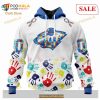 Custom Minnesota Wild Autism Awareness Design NHL Hoodie 3D