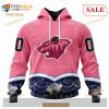 Custom Minnesota Wild Fights Cancer Sweatshirt NHL Hoodie 3D