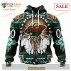 Custom Minnesota Wild Native Costume Sweatshirt NHL Hoodie 3D