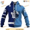 Custom Mix CFL Toronto Argonauts Jersey Style NHL Toronto Maple Leafs Hoodie 3D