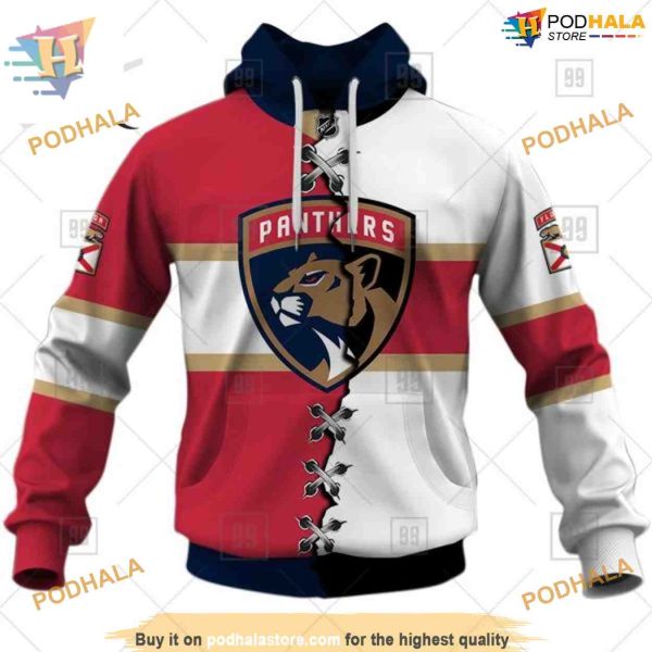 Custom Mix Jersey 2023 Style NHL Florida Panthers Hoodie 3D Sweatshirt