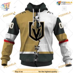 Custom Mix Jersey 2023 Style NHL Vegas Golden Knights Hoodie 3D Shirt