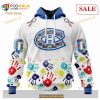 Custom Montreal Canadiens Autism Awareness Design NHL Hoodie 3D