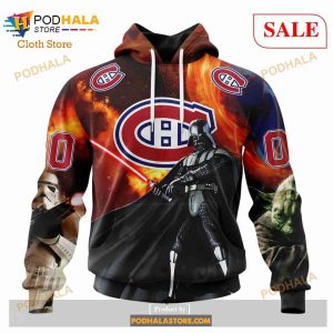 Custom Montreal Canadiens Design X Star War Sweatshirt NHL Hoodie 3D