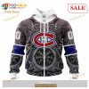 Custom Montreal Canadiens Norse Viking Symbols NHL Hoodie 3D