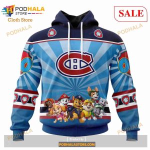 Custom Montreal Canadiens Paw Patrol Sweatshirt NHL Hoodie 3D