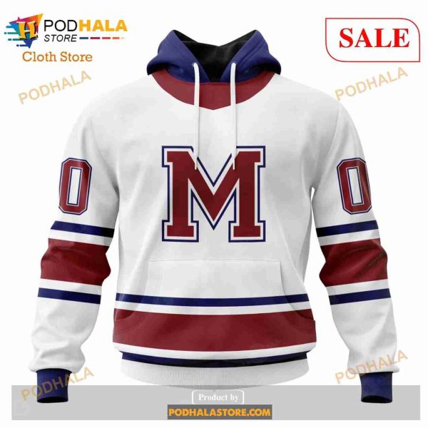 Custom Montreal Canadiens Unisex With Retro Concepts Sweatshirt NHL Hoodie 3D