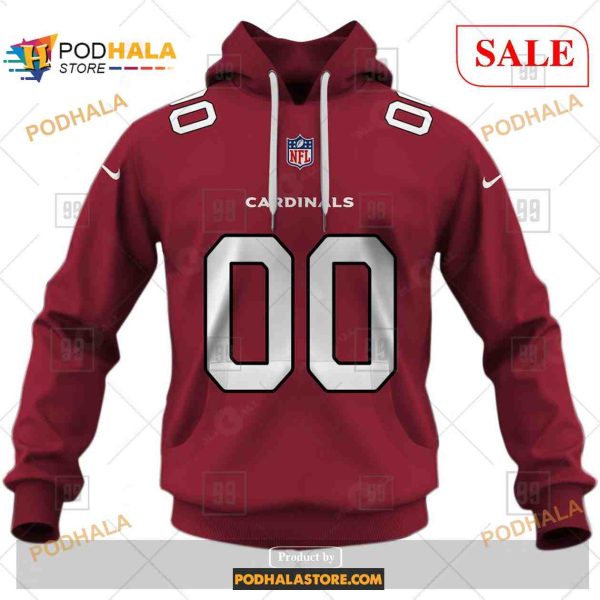 Custom NFL Arizona Cardinals Home Shirt Hoodie 3D