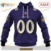 Custom NFL Baltimore Ravens Home Shirt Hoodie 3D