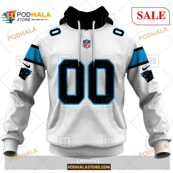 Custom NFL Carolina Panthers Road Jersey Shirt Hoodie 3D