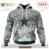 Custom NFL Dallas Cowboys Honor US Air Force Veterans Shirt Hoodie 3D