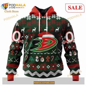 Custom NHL Anaheim Ducks Christmas Is Coming Shirt Sweatshirt Hoodie 3D