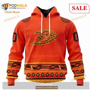 Custom NHL Anaheim Ducks National Day For Truth And Reconciliation Shirt Hoodie 3D