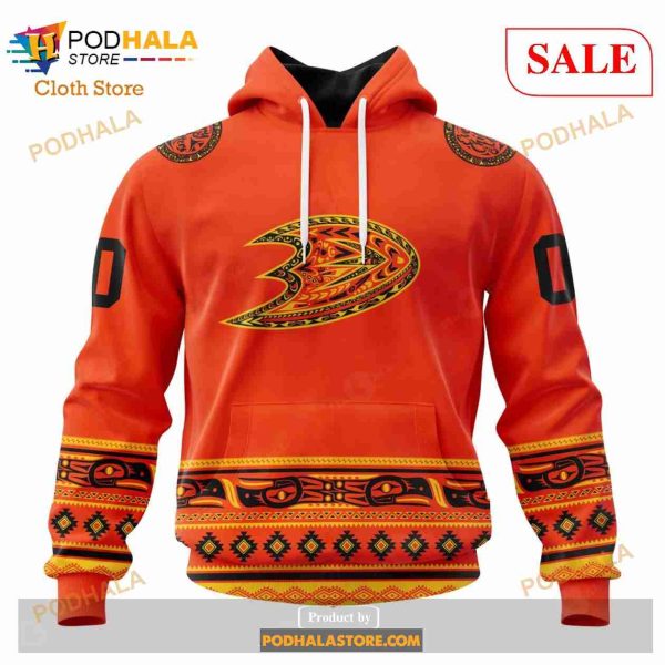 Custom NHL Anaheim Ducks National Day For Truth And Reconciliation Shirt Hoodie 3D