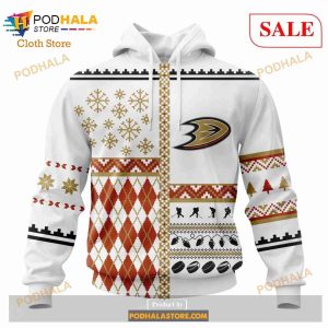 Custom NHL Anaheim Ducks Unisex Christmas Is Coming Shirt Hoodie 3D