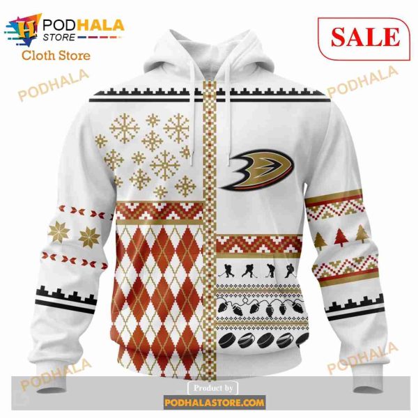 Custom NHL Anaheim Ducks Unisex Christmas Is Coming Shirt Hoodie 3D