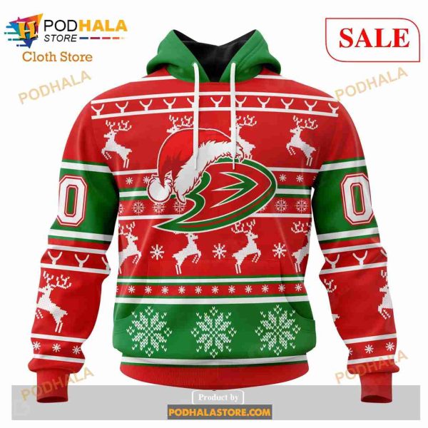 Custom NHL Anaheim Ducks Unisex Christmas Is Coming Shirt NHL Hoodie 3D