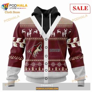 Custom NHL Arizona Coyotes Chrismas Season Shirt Hoodie 3D