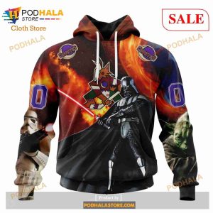 Custom NHL Arizona Coyotes Design X Star War Shirt Hoodie 3D