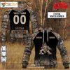 Custom NHL Arizona Coyotes Hunting Camouflage Design Hoodie Sweatshirt Shirt 3D