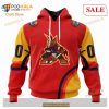 Custom NHL Arizona Coyotes Special ALL Star Game Design With Florida Sunset Shirt Hoodie 3D