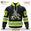 Custom NHL Arizona Coyotes Unisex With FireFighter Uniforms Color Shirt Hoodie 3D