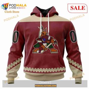 Custom NHL Arizona Coyotes Unisex With Retro Concepts Shirt Hoodie 3D