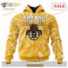 Custom NHL Boston Bruins Special Retro Vintage Tie – Dye Shirt Hoodie 3D