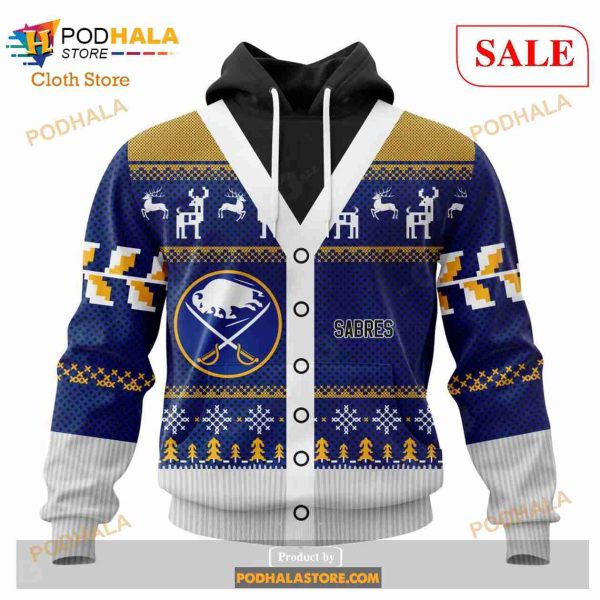 Custom NHL Buffalo Sabres Chrismas Season Shirt Hoodie 3D