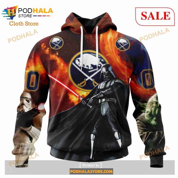 Custom NHL Buffalo Sabres Design X Star War Shirt Hoodie 3D