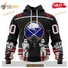 Custom NHL Buffalo Sabres Star Wars Black Design Shirt Hoodie 3D