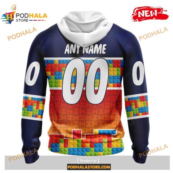 Custom NHL Calgary Flames Puzzle Game Gradients Full Color Shirt Hoodie 3D