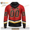 Custom NHL Calgary Flames Reverse Retro Redesign Shirt Hoodie 3D