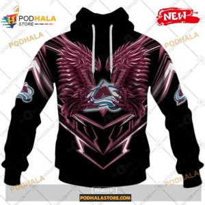 Custom NHL Colorado Avalanche Dragon Design Shirt Hoodie 3D