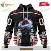 Custom NHL Colorado Avalanche Star Wars Black Design Shirt Hoodie 3D