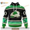 Custom NHL Colorado Avalanche Unisex Kits Hockey Patricks Day Shirt Hoodie 3D