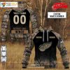 Custom NHL Detroit Red Wings Hunting Camouflage Design Hoodie Sweatshirt Shirt 3D