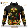 Custom NHL Edmonton Oilers Celebrate Black History Month Shirt Hoodie 3D